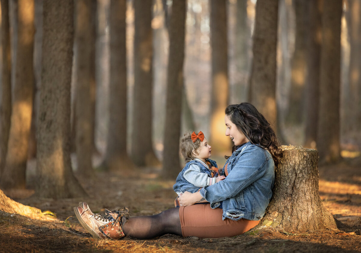 best family photographer takes pictures of mother and child for family photography session in New Jersey