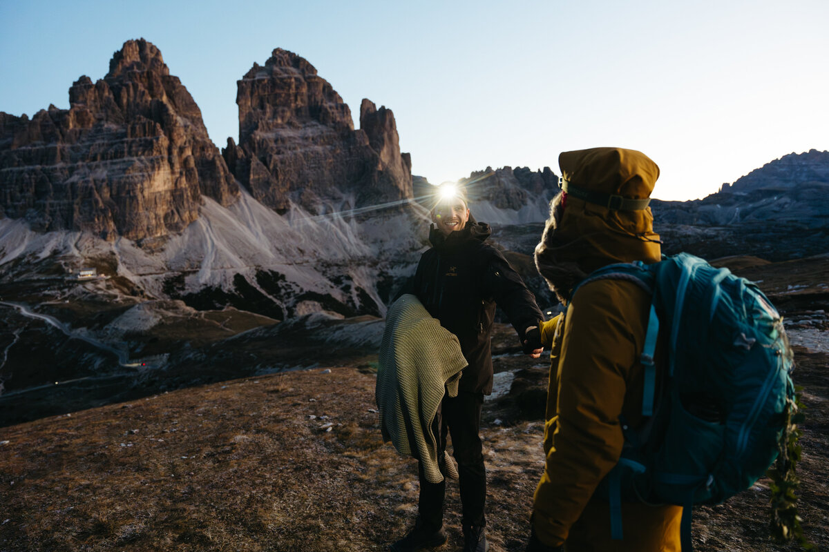 Cadini di Misurina Sunrise Elopement -5