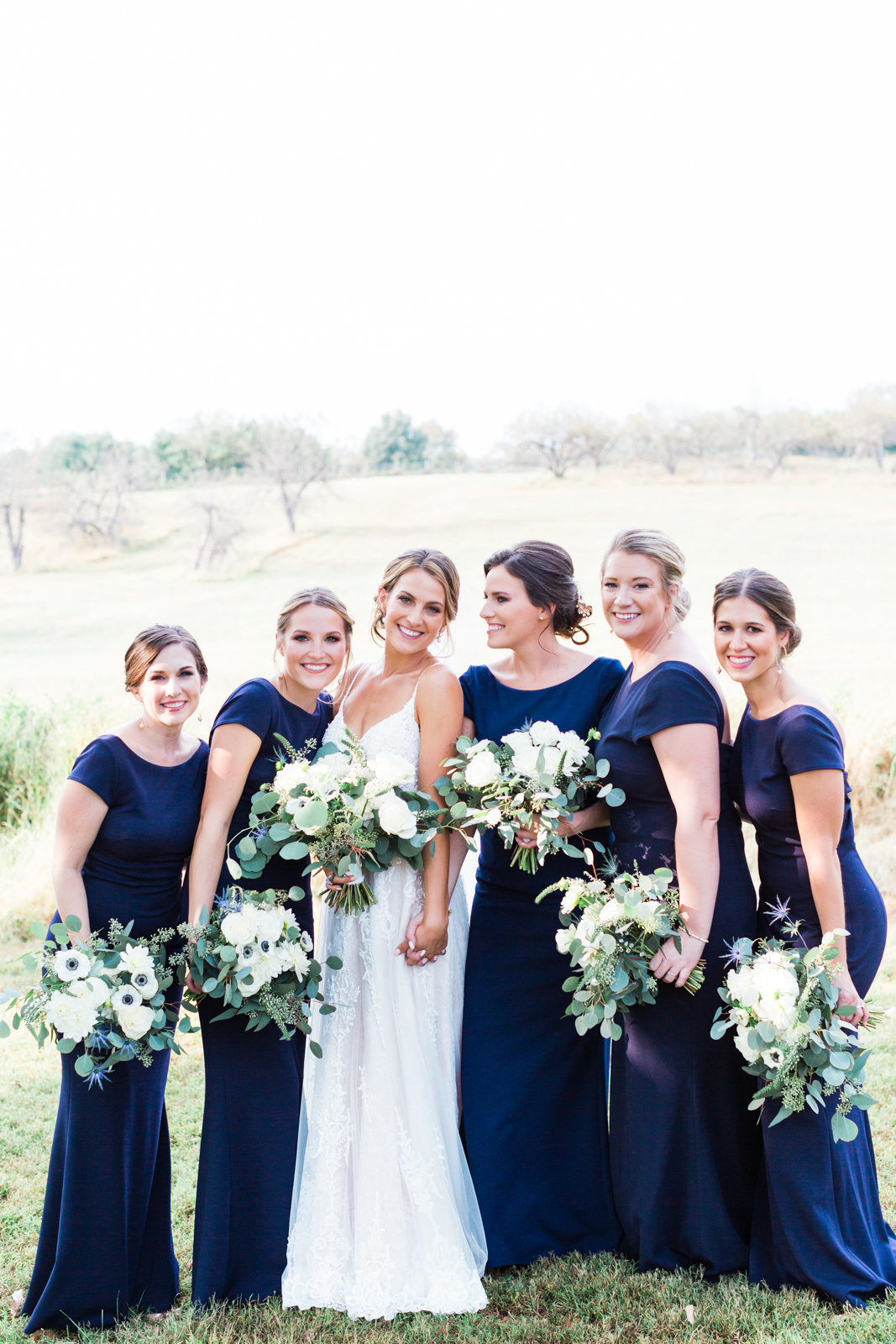 Bride + bridal party