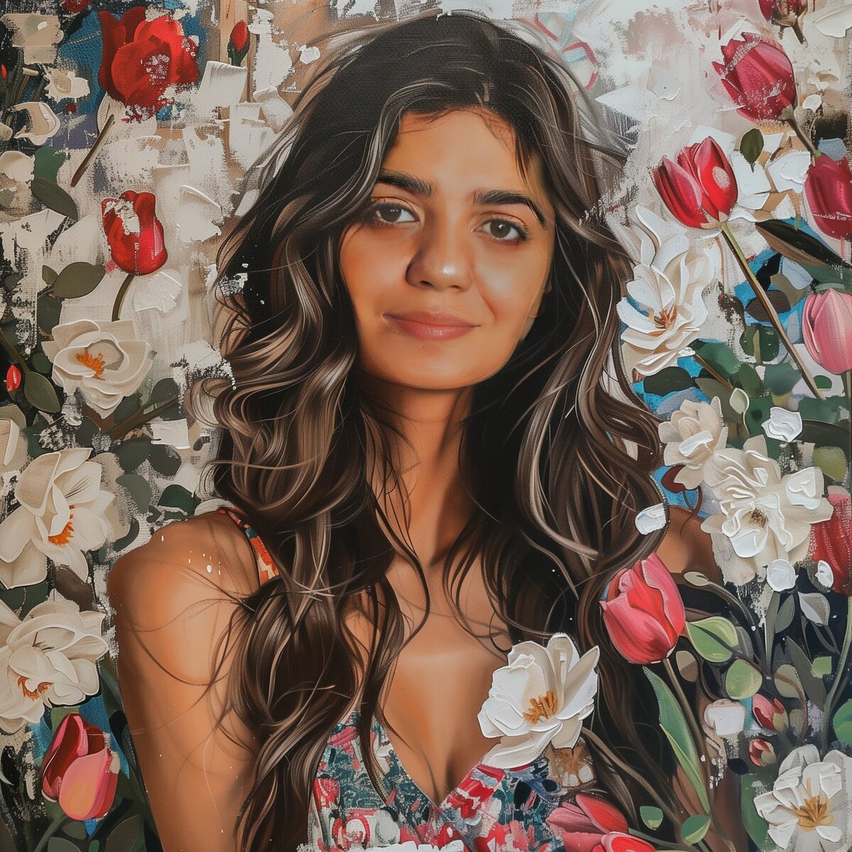 Parineeta flower portrait 2 us