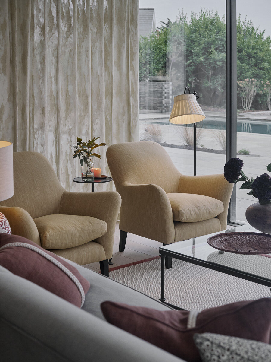 Sitting area in coastal Snowdonia home 