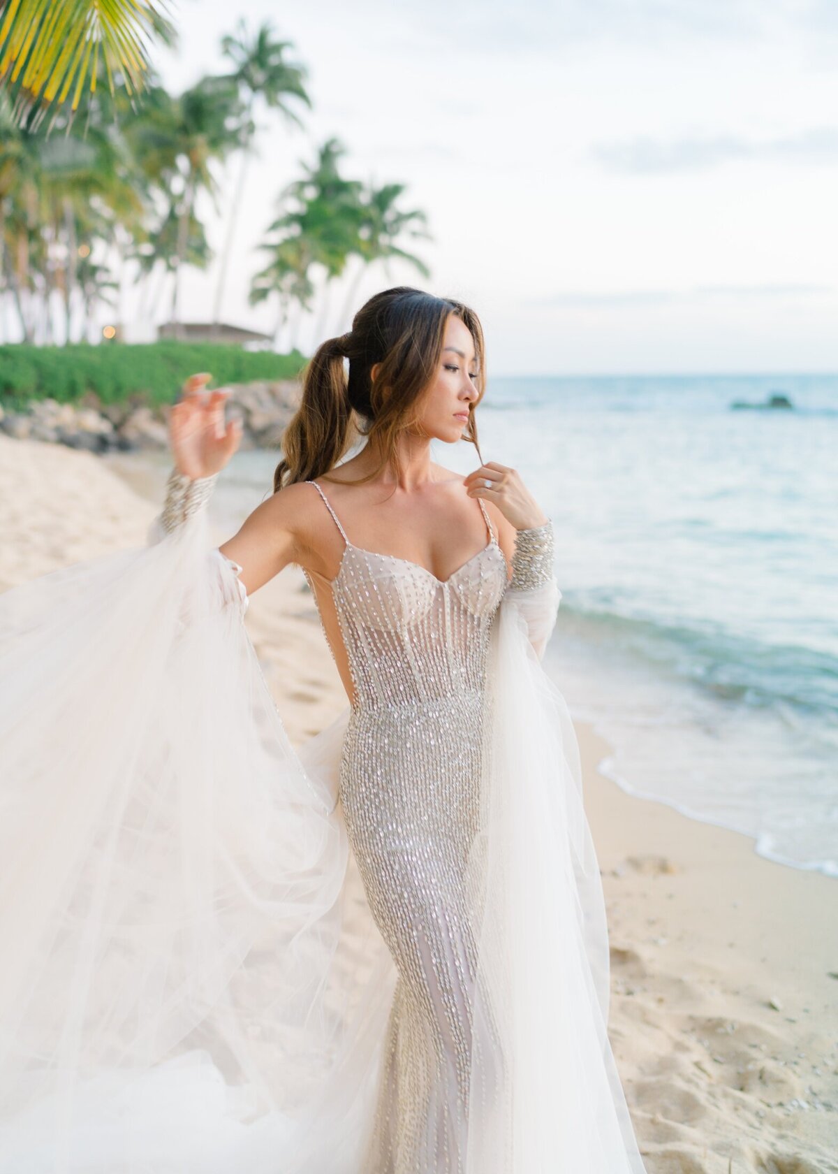 Kat Derek Oahu Hawaii Wedding Lauren Fair Photography_0330