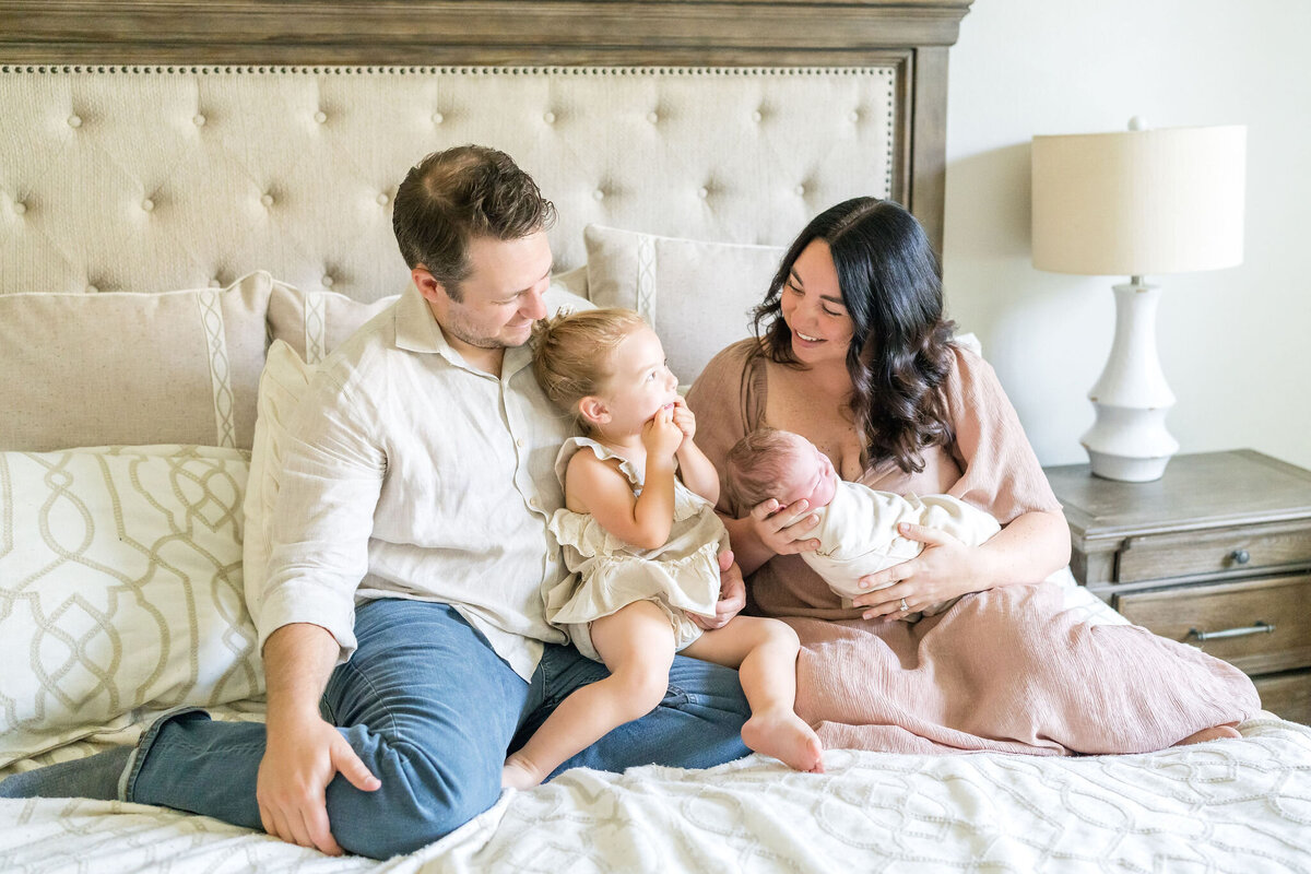 Natural light streaming into nursery during Austin lifestyle shoot.