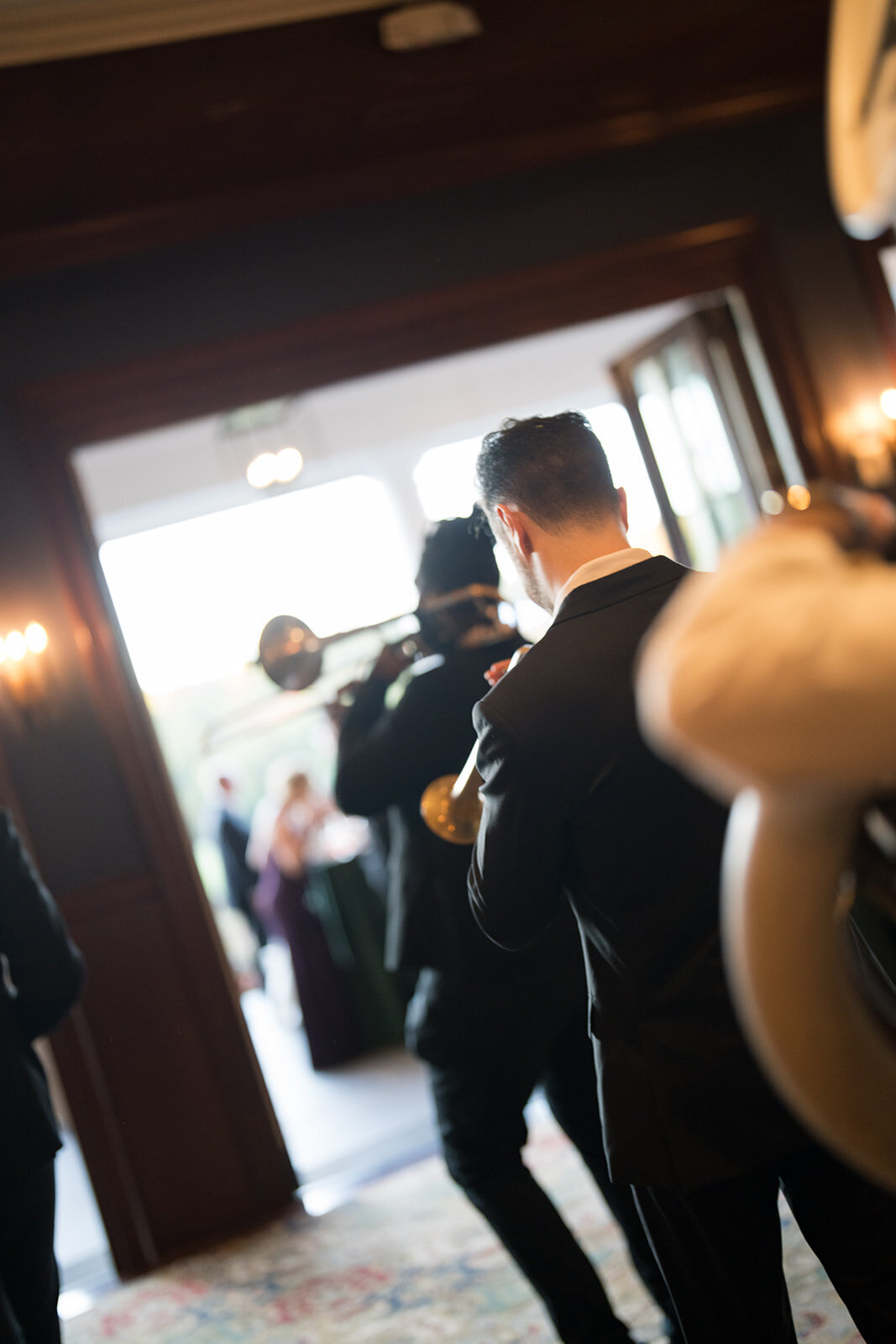 brass-band-wedding-entrance-stamford-ct