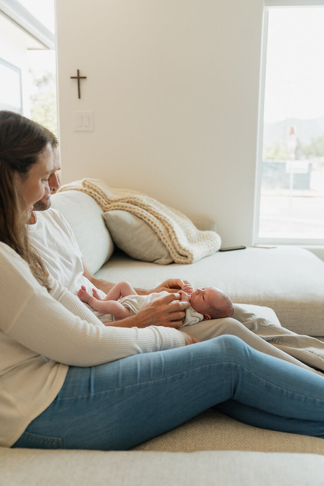 San Luis Obispo In-home Newborn Lifestyle Family Photography by Samantha Anne