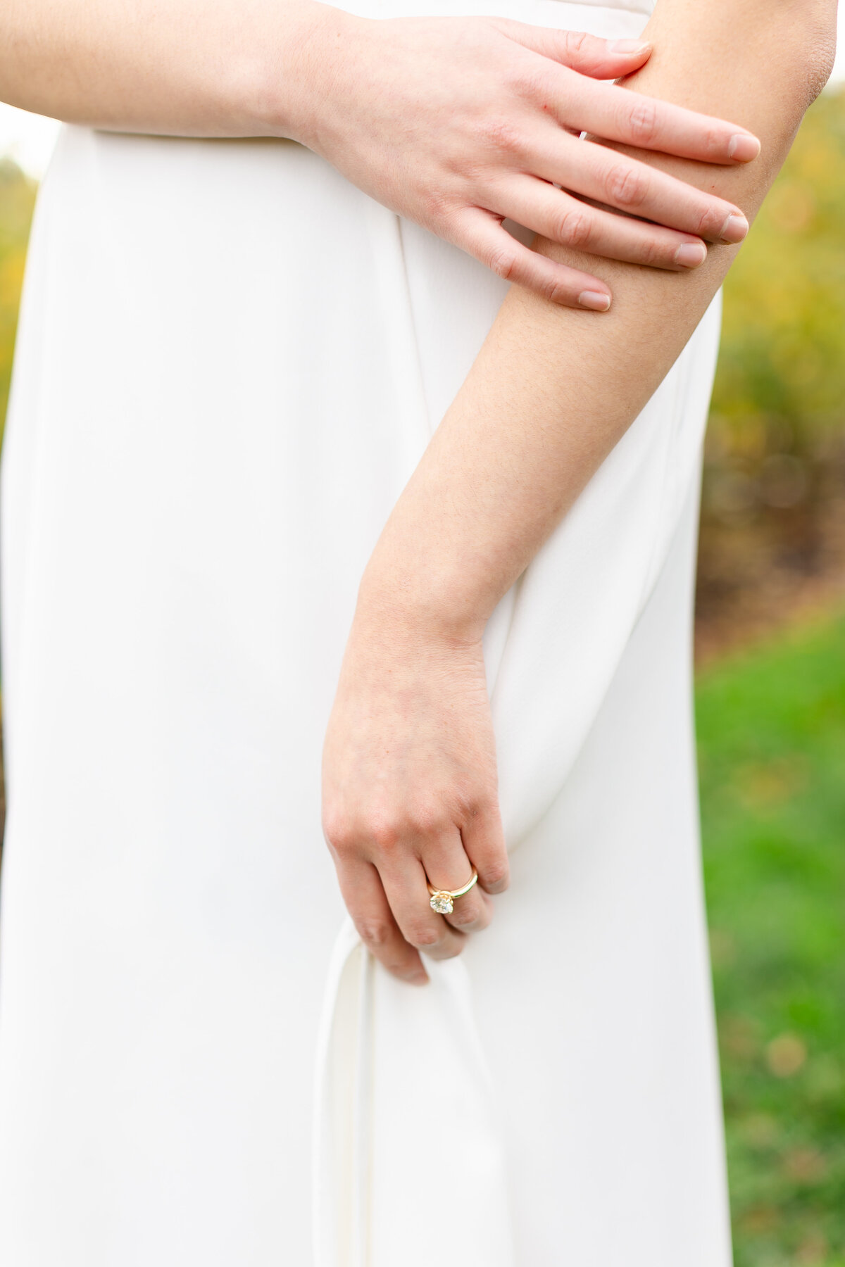 Beautiful lady with a wedding ring 