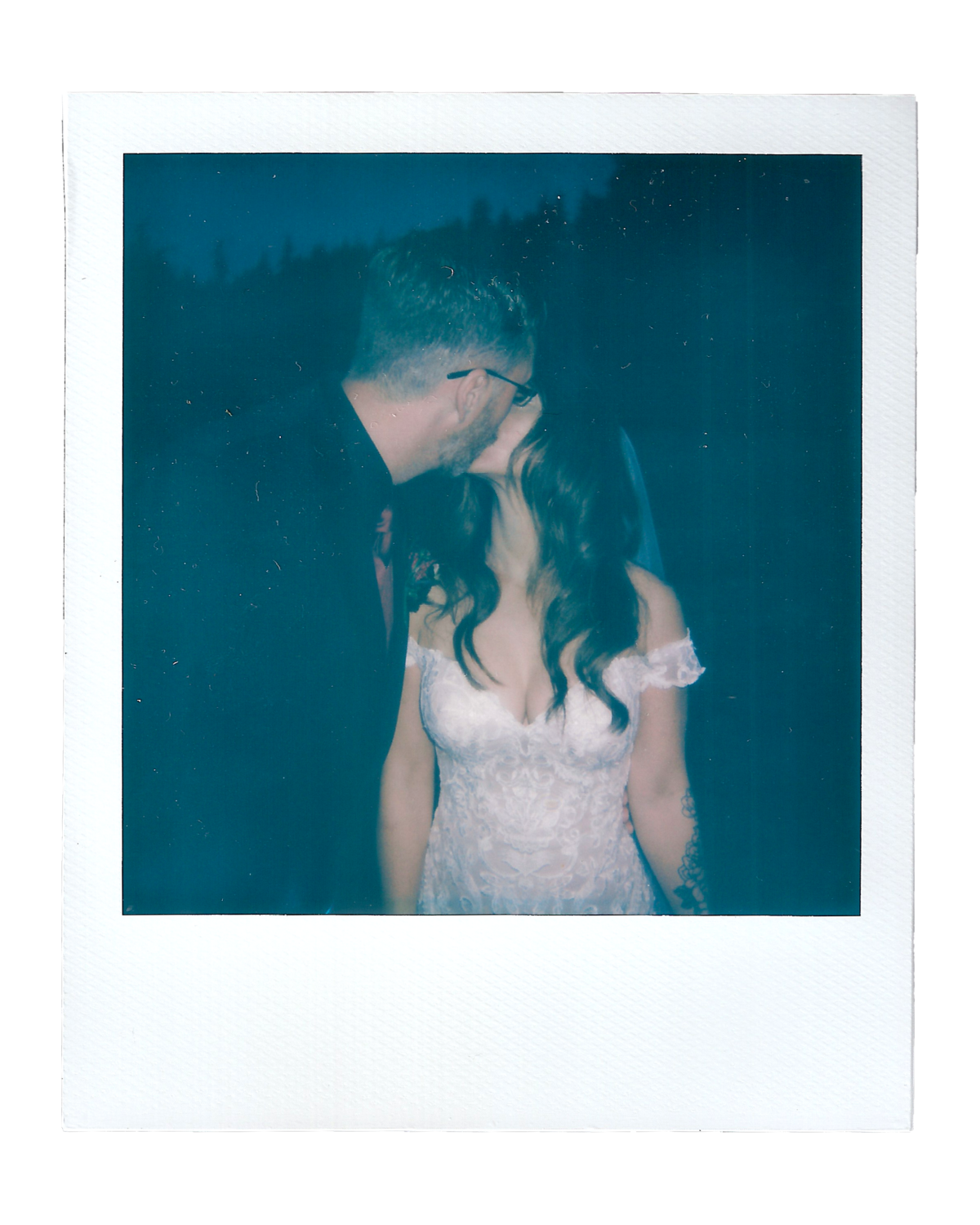 Laura + Brett | Backyard Wedding Polaroids00009