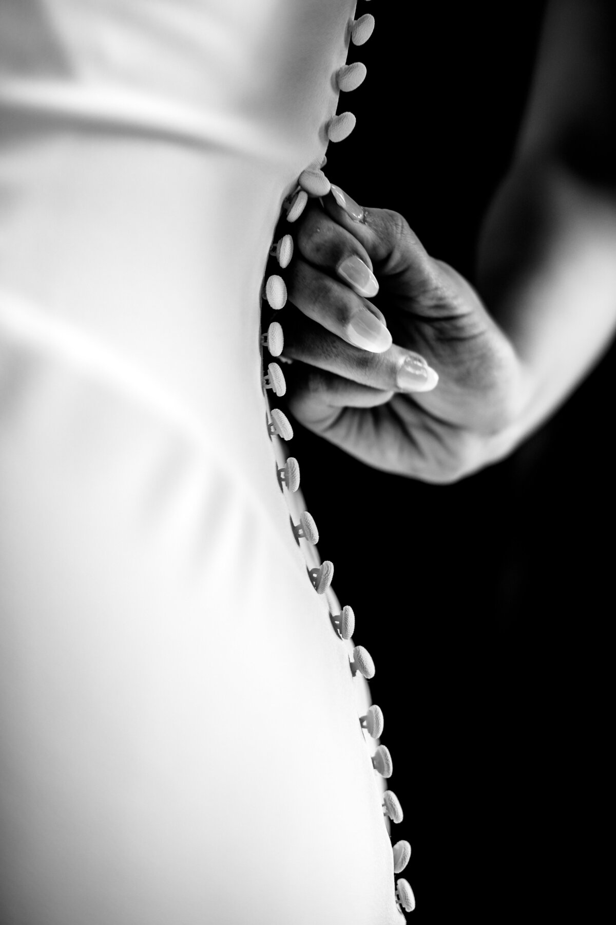 Bridal details while bride gets into her dress at The Saint Anthony Hotel in San Antonio