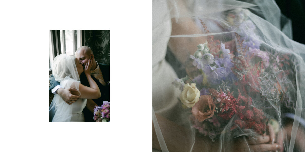 Romantic photos of a wedding photography session in Helsinki