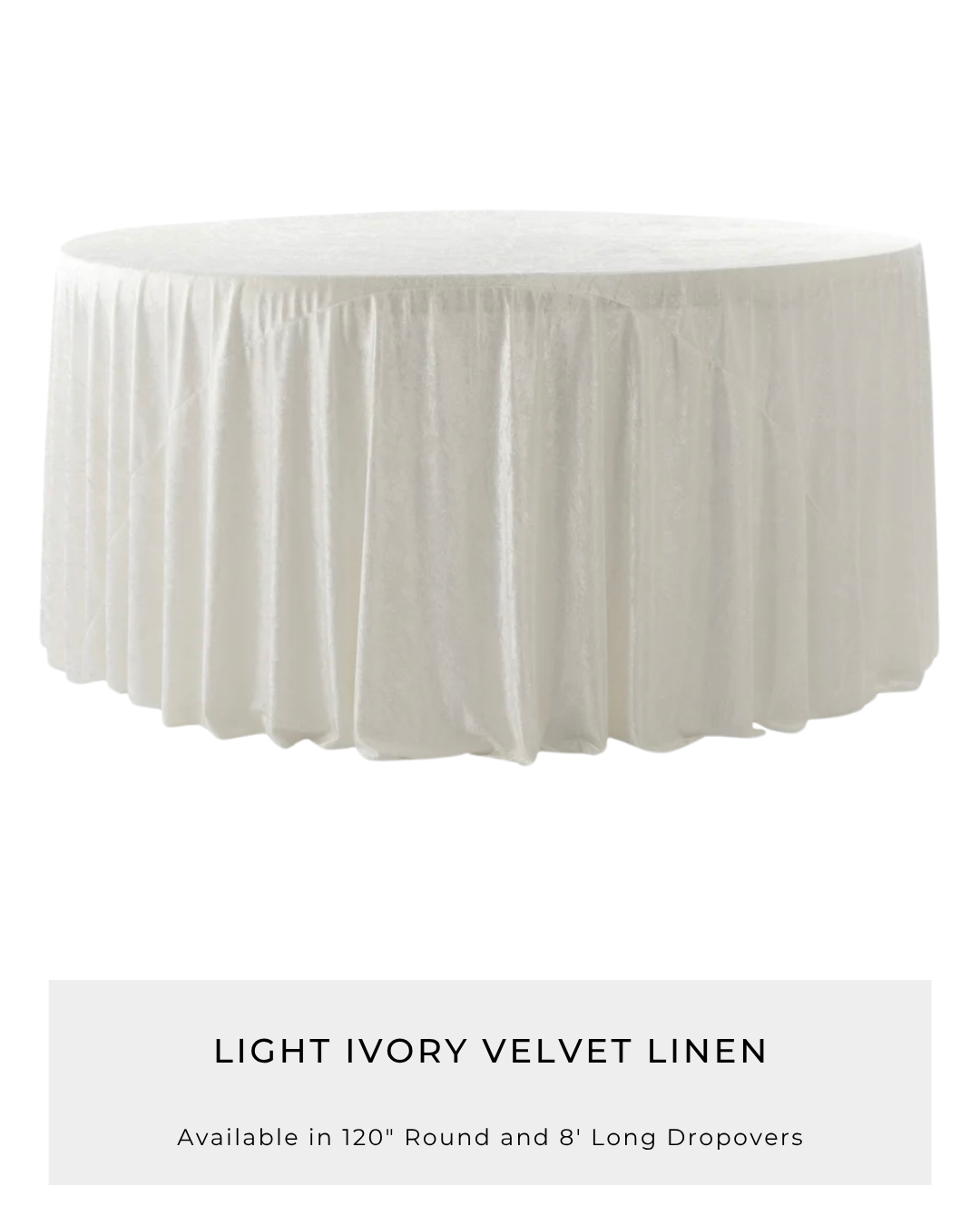 Ivory Velvet Linen
