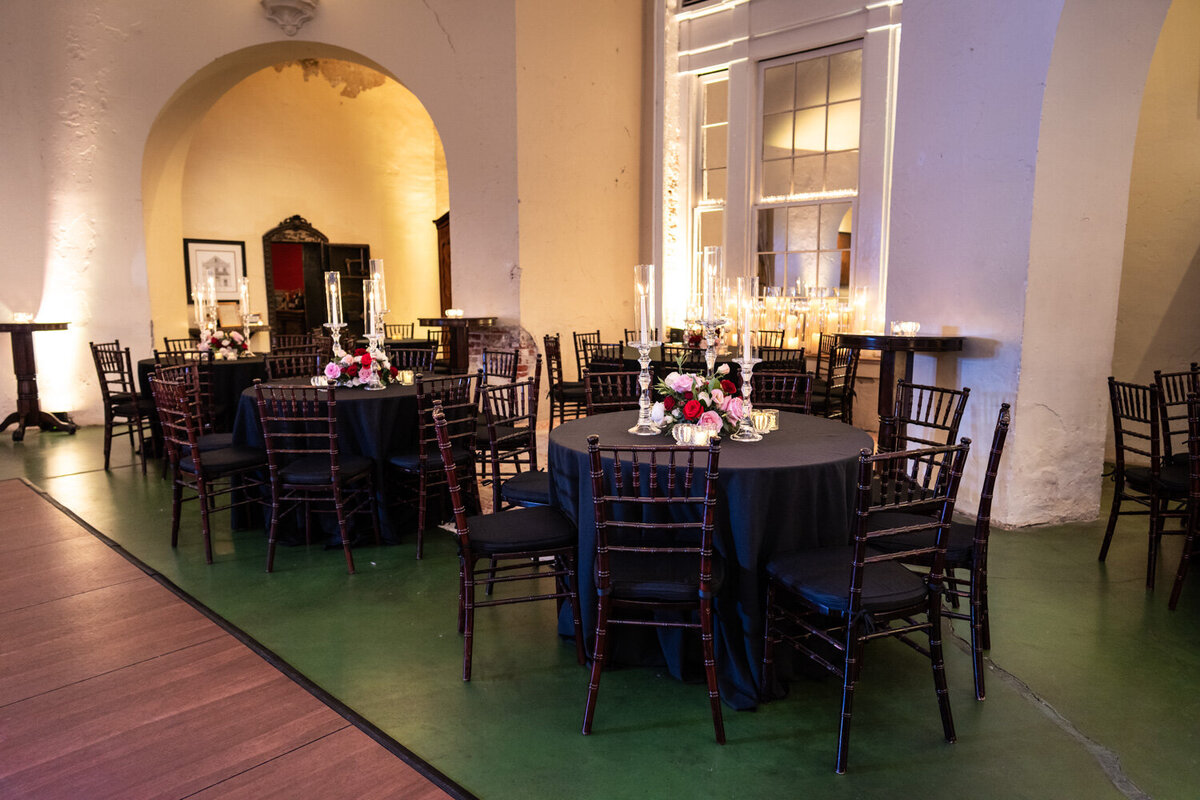 Latrobes reception setup