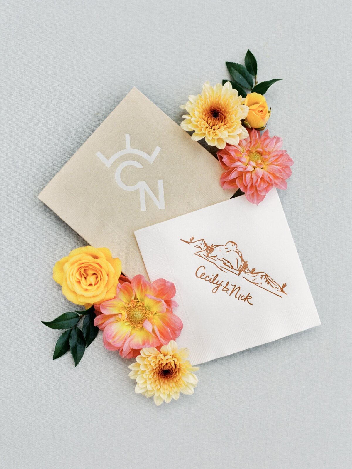 monogram-arizona-landscape-cocktail-napkins