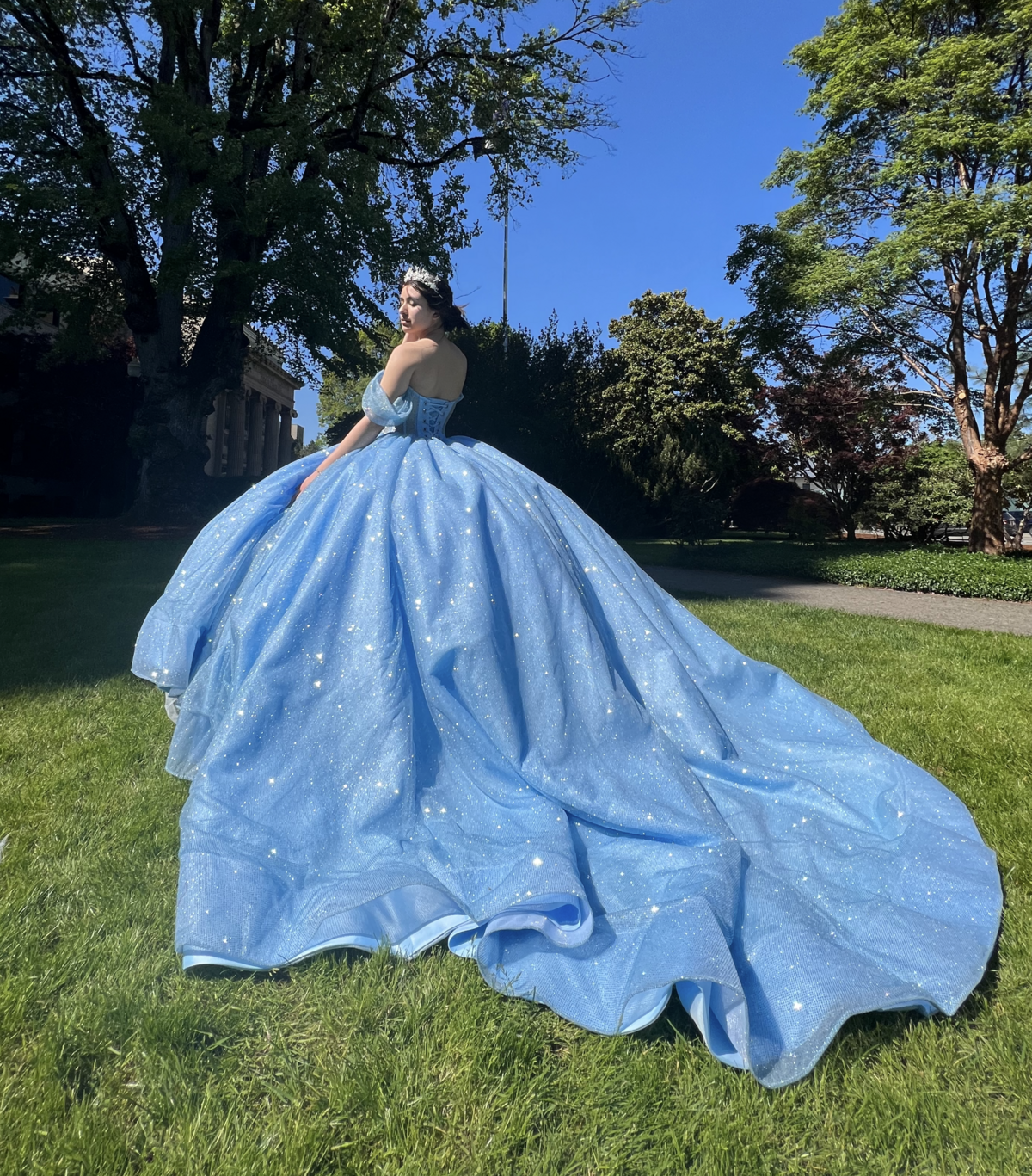 Quince Dress Blue | Lucia Isabel