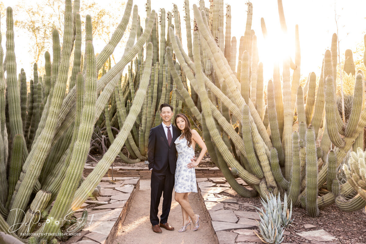 Desert Botanical Garden engagement photos, DePoy Studios-3