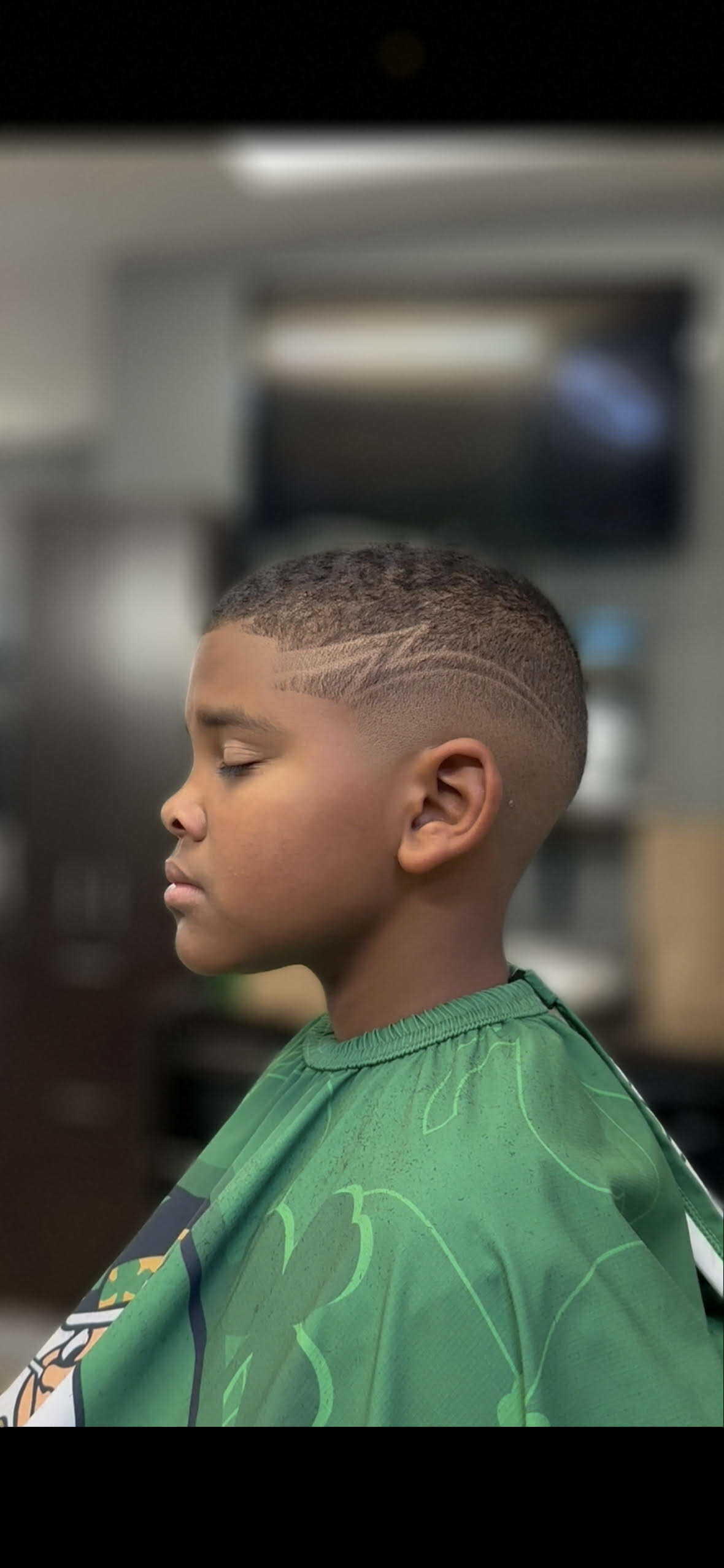 Customized Kids Cut and Fade Design - Venice Florida Whos Your Barber