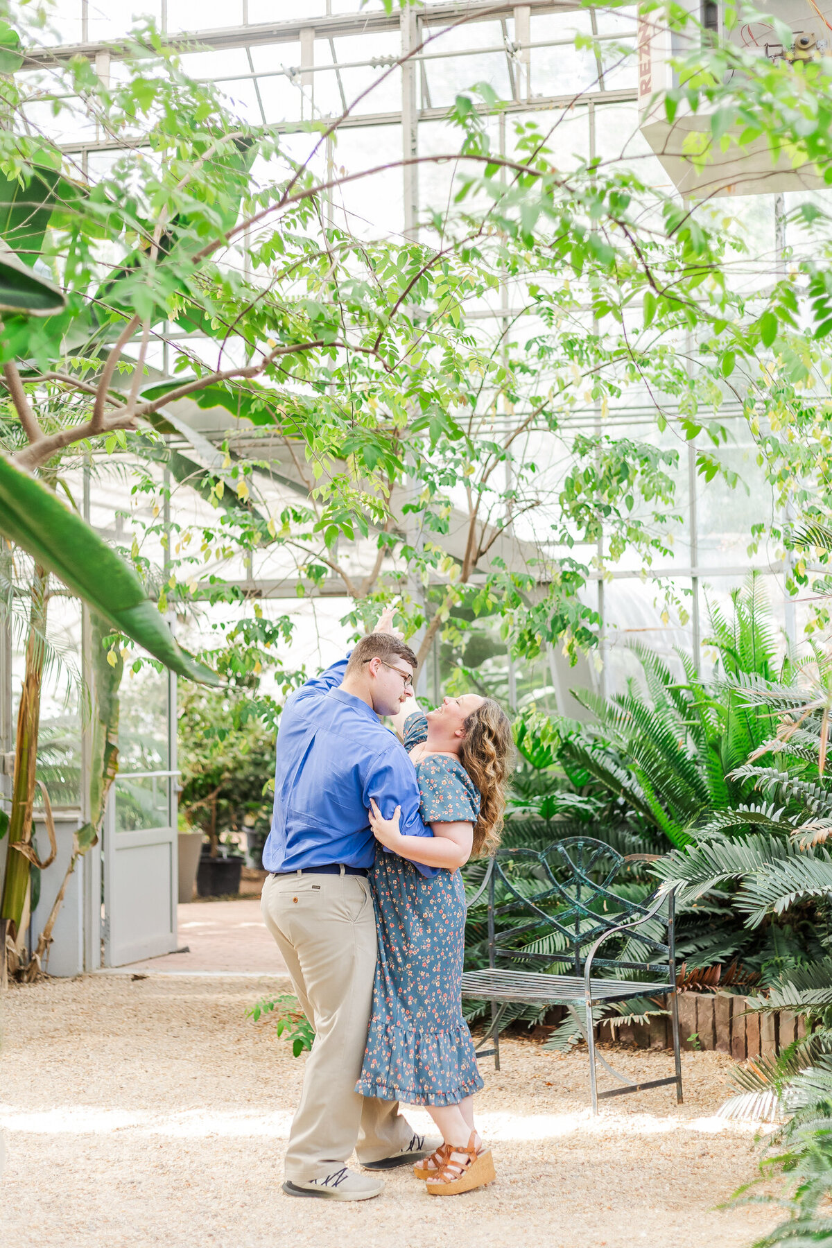 Savannah -Engagement Session- Birmingham Botanical Gardens- Mountian Brook Alabama- 5U Photography--5