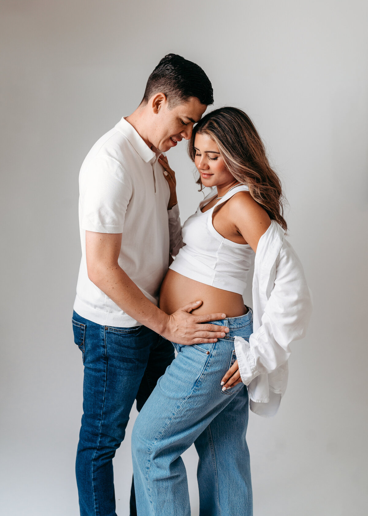 Valentina's Studio Maternity Session in Atlanta