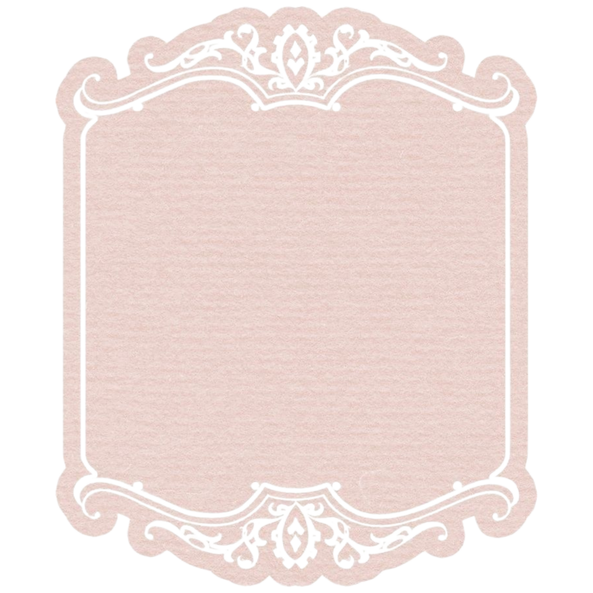 A pink, sticker style frame used to make some copy distinct.