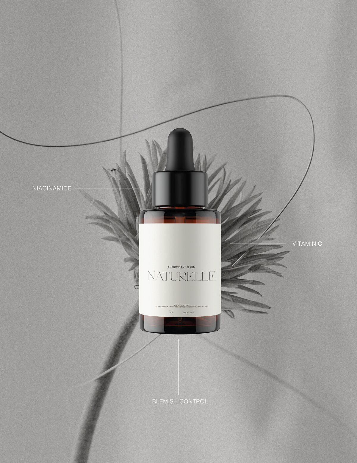 Naturelle Skincare Brand Product Poster