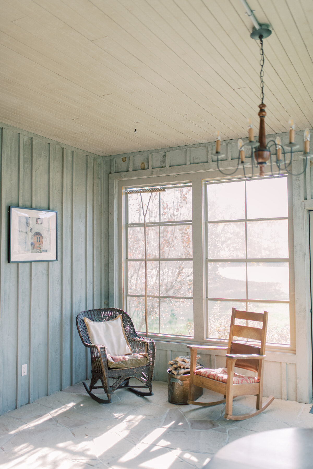 glow of a sunlit room at Elora ON
