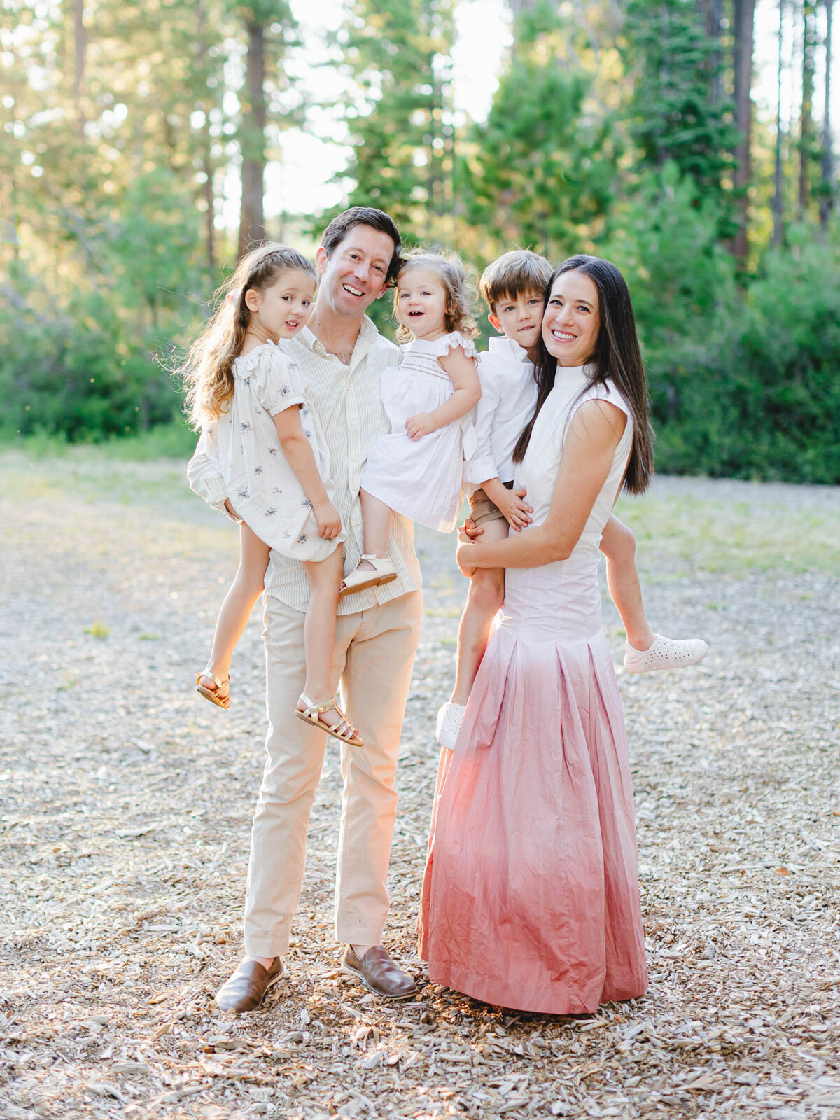 Family photo session in Lake Tahoe