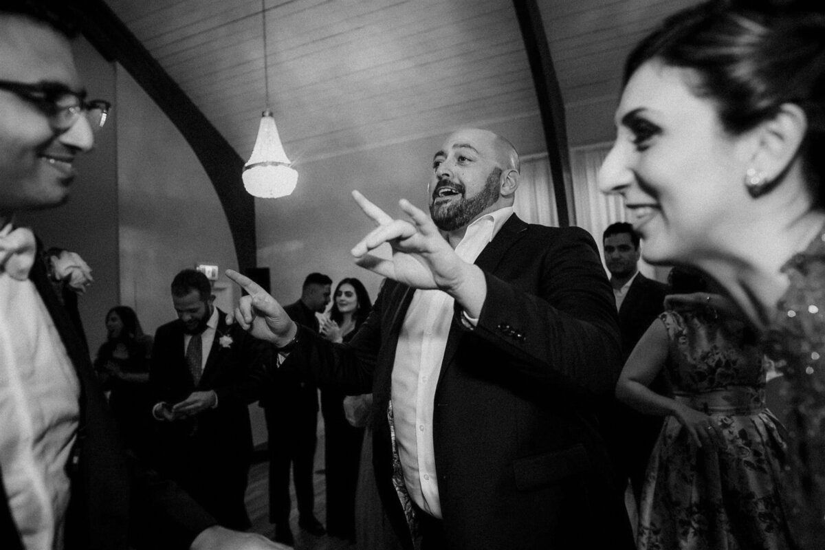 wedding reception dancing