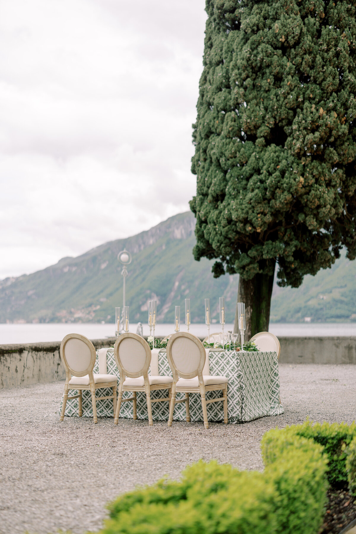 Destination wedding photos taken in Lake Como at Villa Balbiano, Italy.