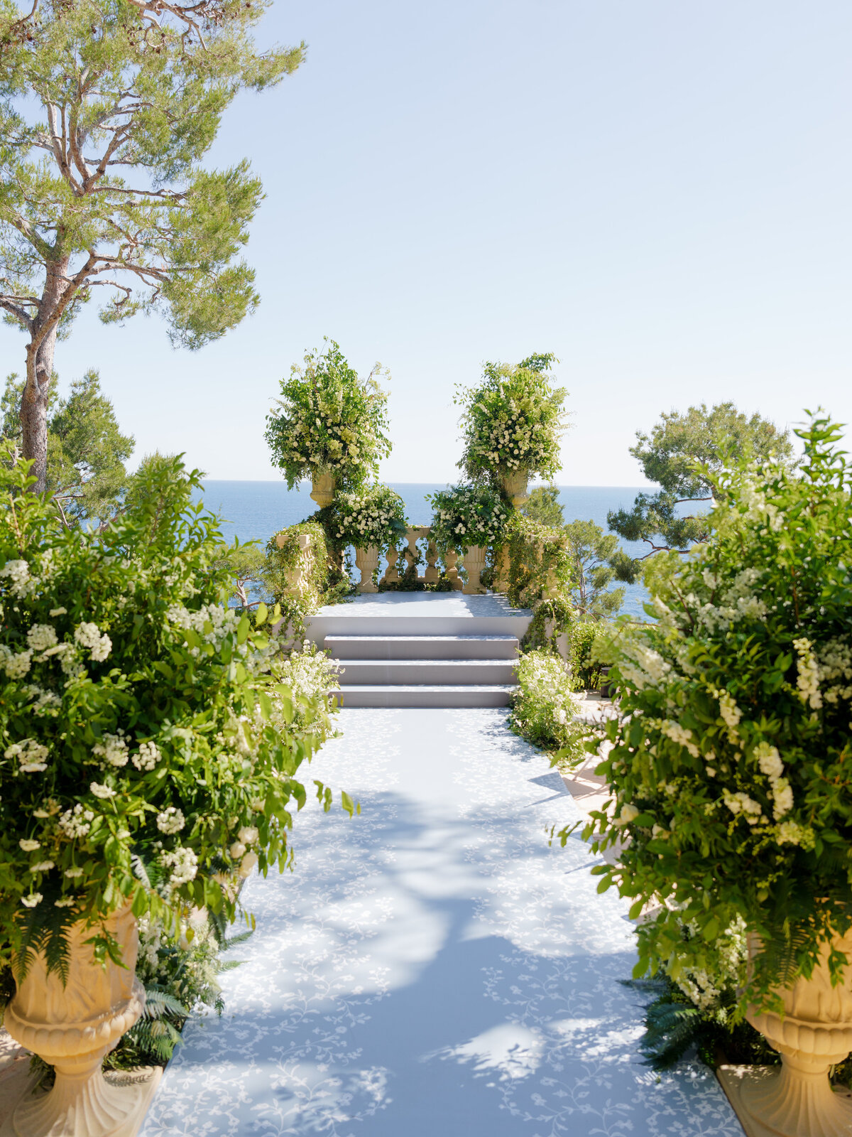 flower path at the Grand Hotel du Cap Ferrat, France