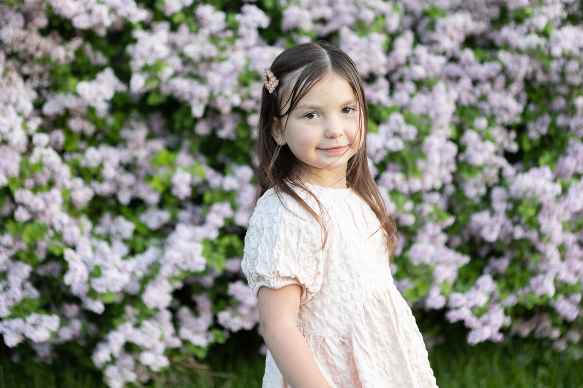 Lavender portrait session  by Utah Family Photographer