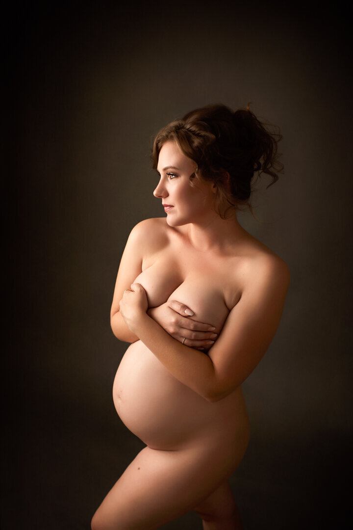 Grand Rapids Maternity Photography Studio Session Nude By For The Love Of Photography