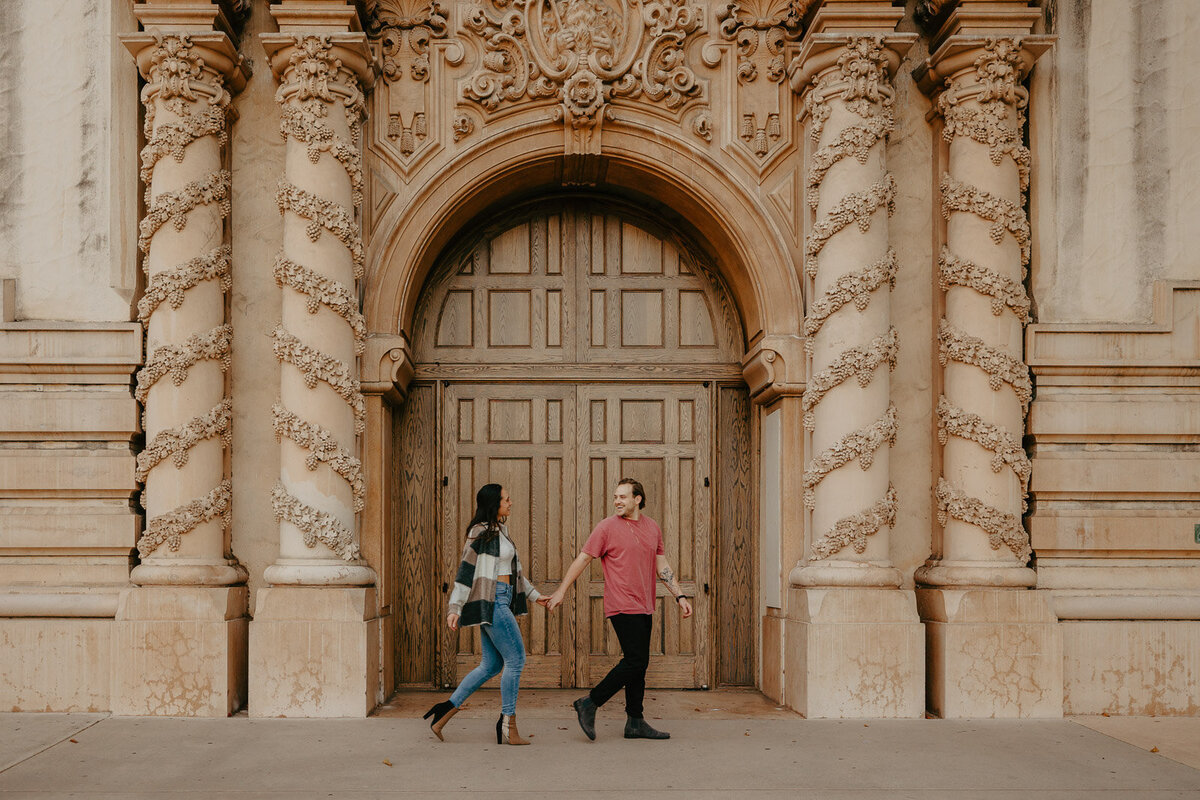 Lexx-Creative-Balboa-Park-With-Dogs-Engagement-15