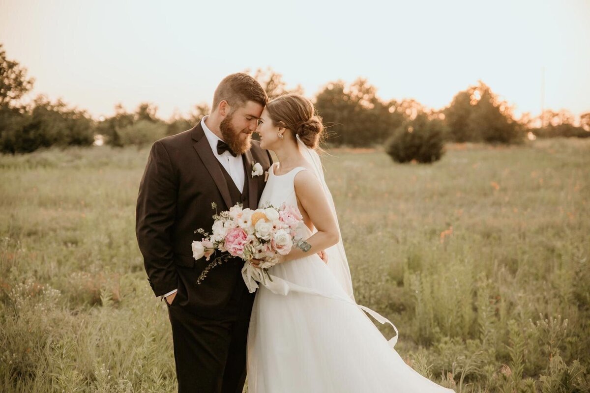 happy-bride-groom-bridal-bouquet