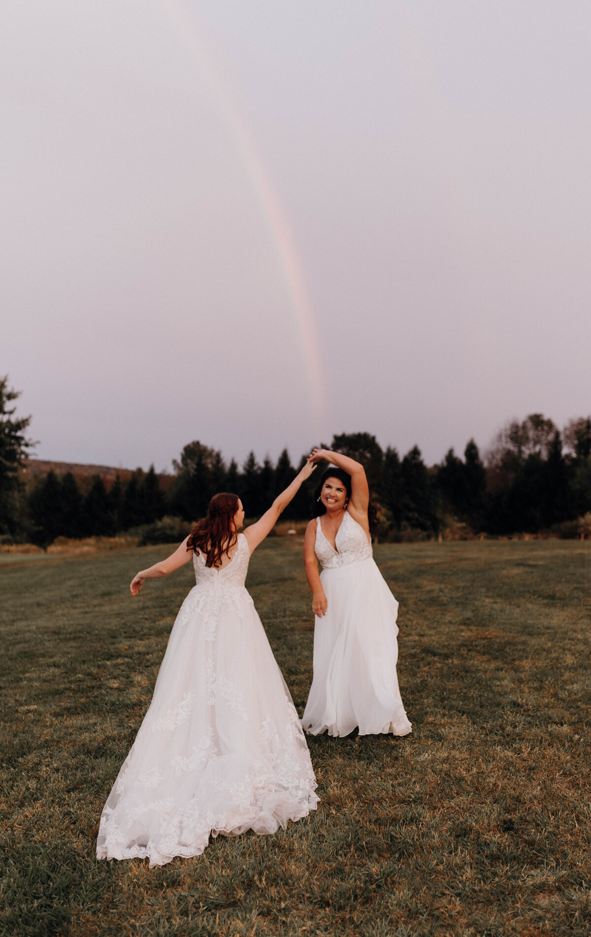 rainbow wedding photography lgtbq wedding finger lakes new york