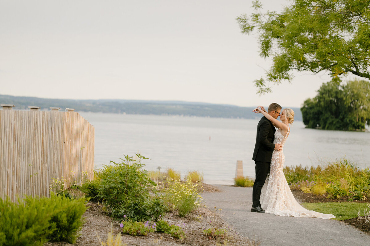 The Lake House on Canandaigua Wedding_Bride Sunset Photos_Verve Event Co (3)