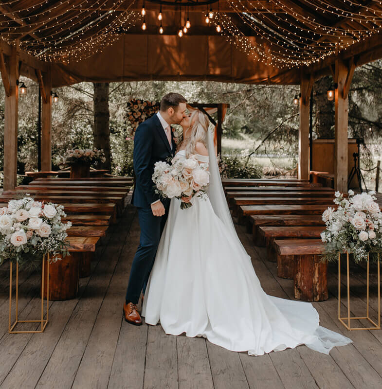 Wedding kiss