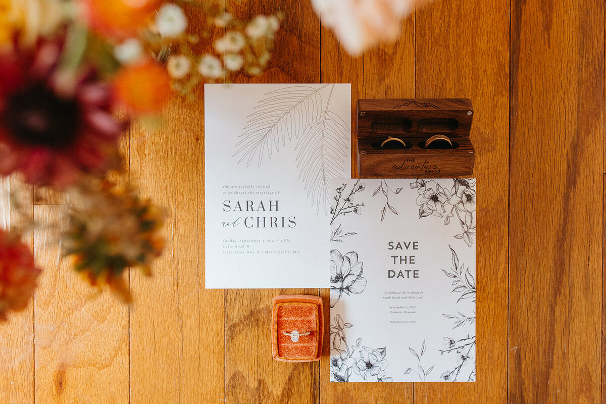 wedding invitations St. Louis Wedding Photographers