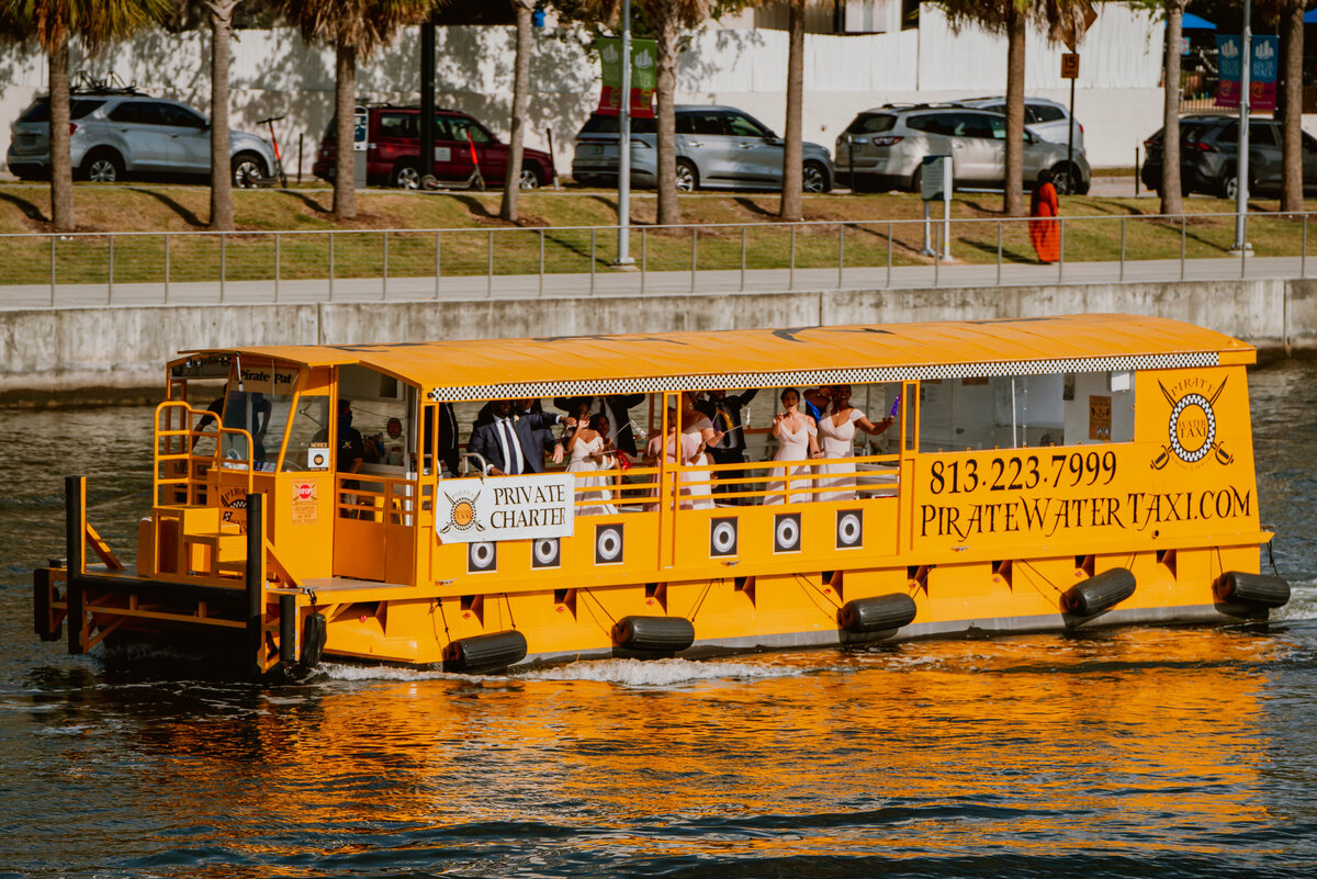 10 - Tampa River Center Wedding Water Taxi - Tampa Bay Wedding Planner