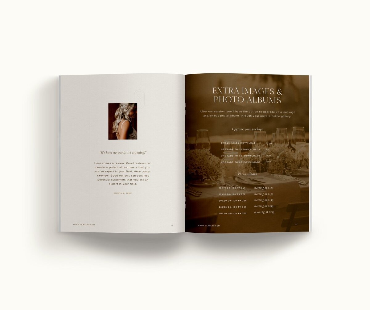 Canva aesthetic pricing guide for photographers Silk Skye 10