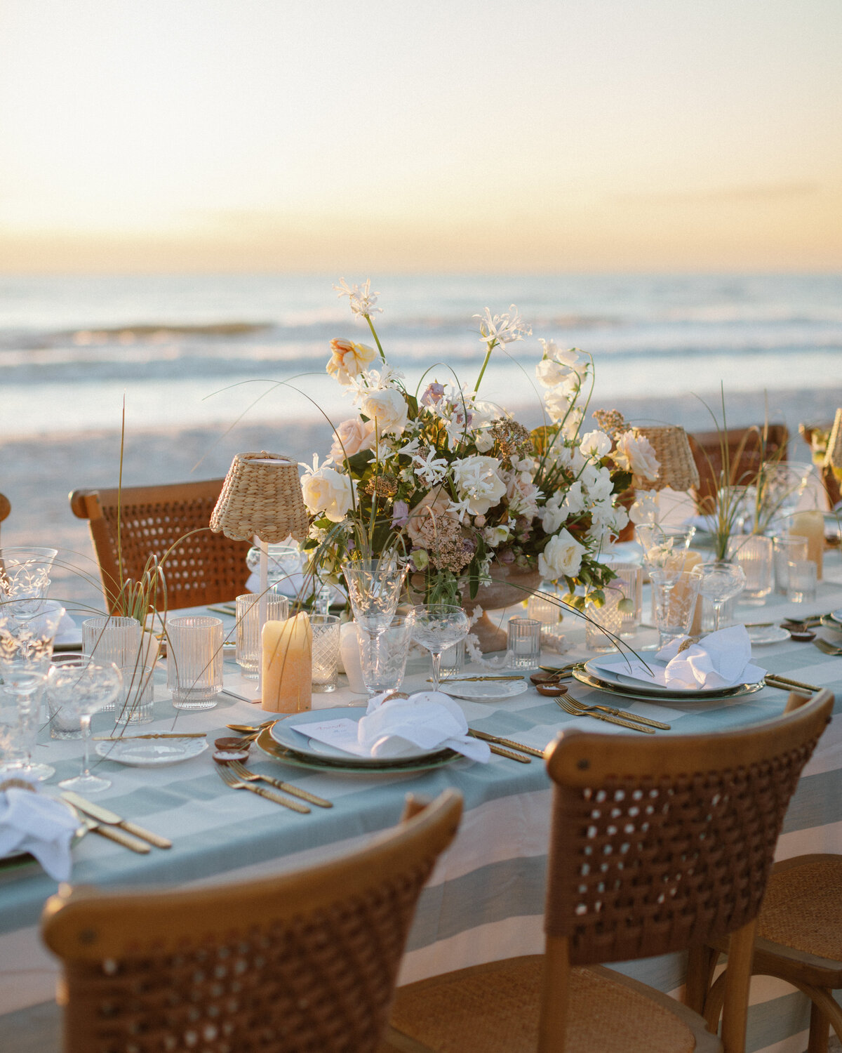 St. Regis x Engaged Magazine - Tablescape - Beach - Longboat Key, Florida - Chrissy O'Neill & Co. - South Florida Wedding Photographer-55