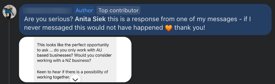 testimonial-visibilitychallenge-twc-catherine-mason-dm-response-25-jul-2024-blurred