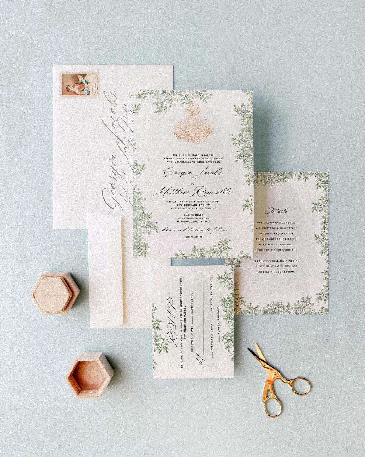 Jaye-Bird-Custom-Wedding-Invitations-Greenery-Eucalyptus