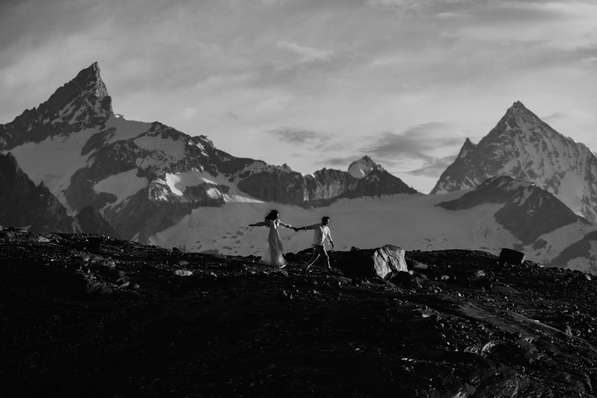 Matterhorn elopement sunrise photographer