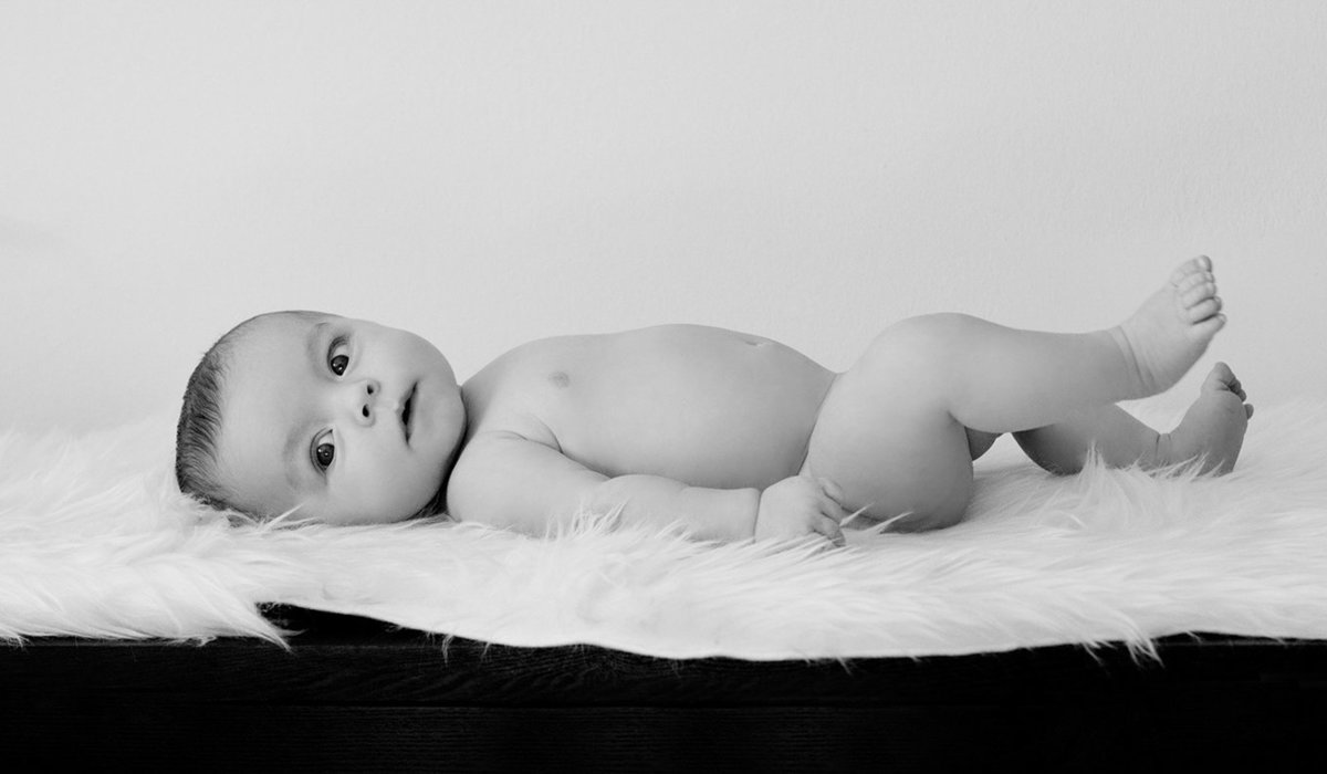 Baby Newborn Black and White Blanket
