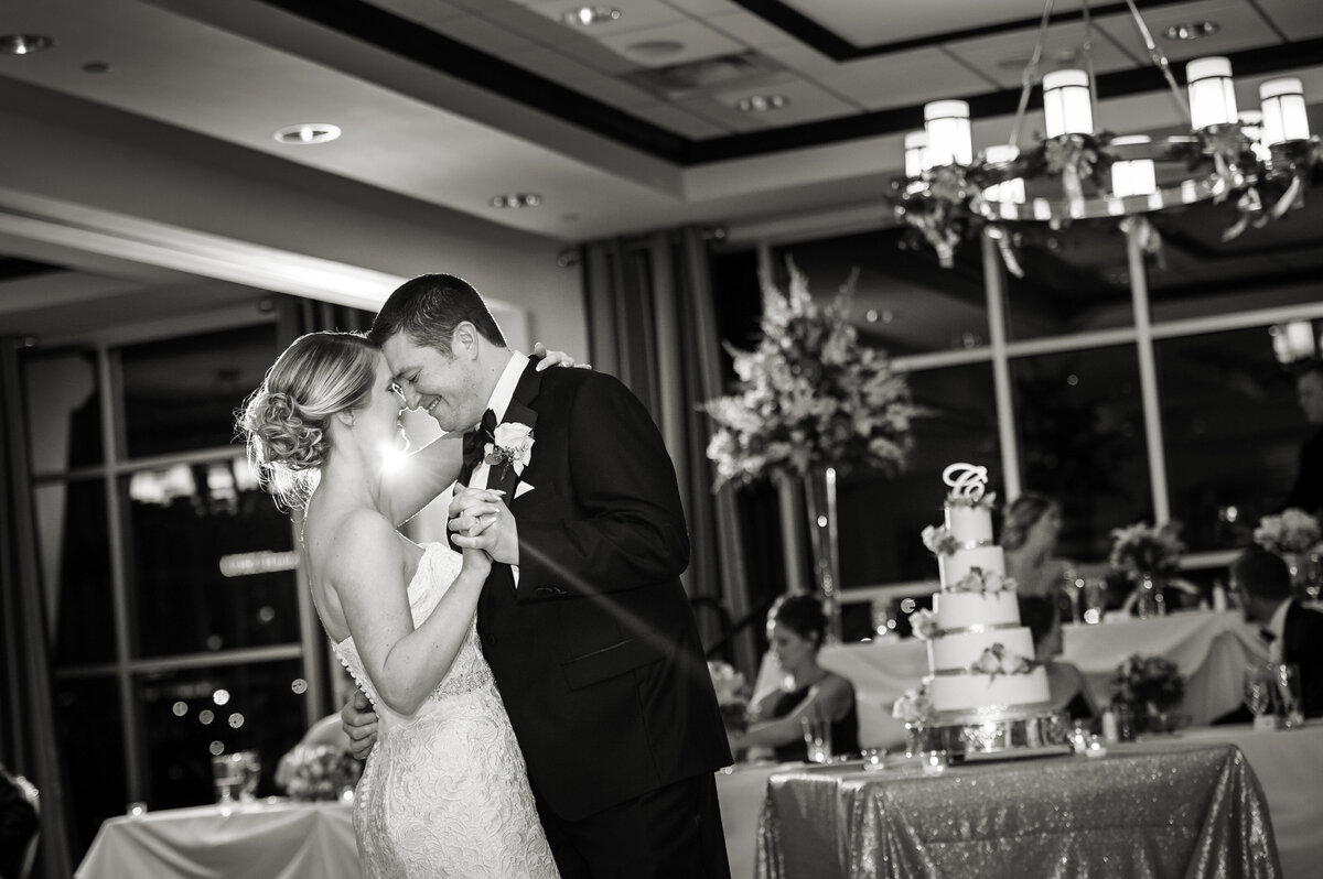 First dance at a wedding reception