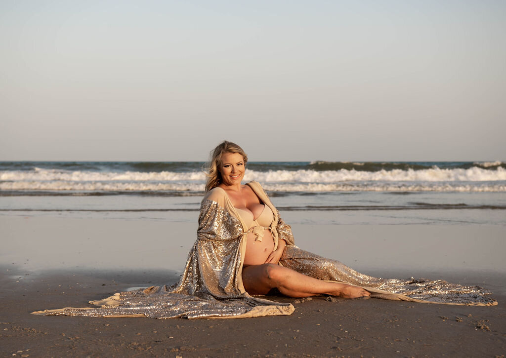 Fine Art Beach Maternity Photographer