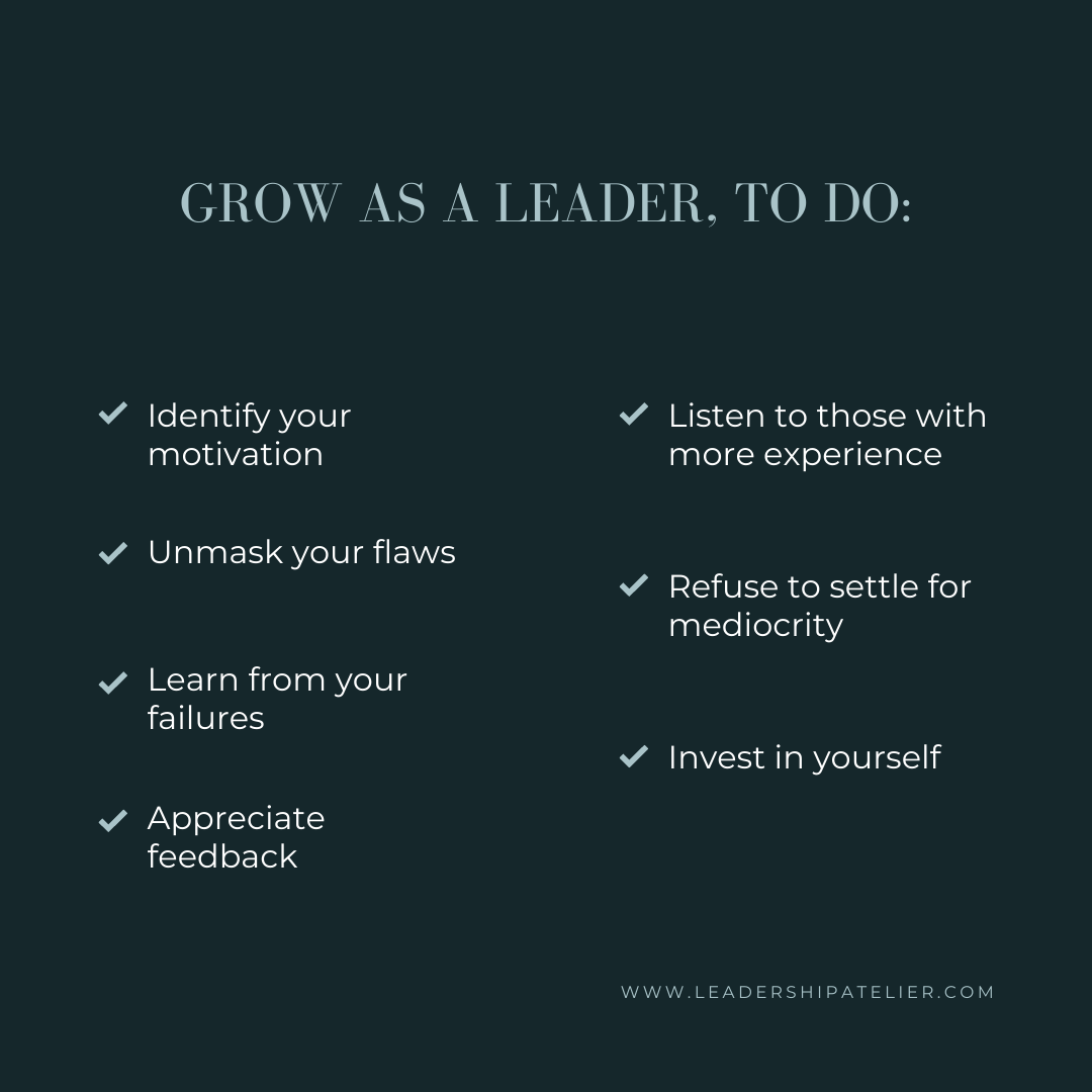 Leadership Atelier - Grow as a leader