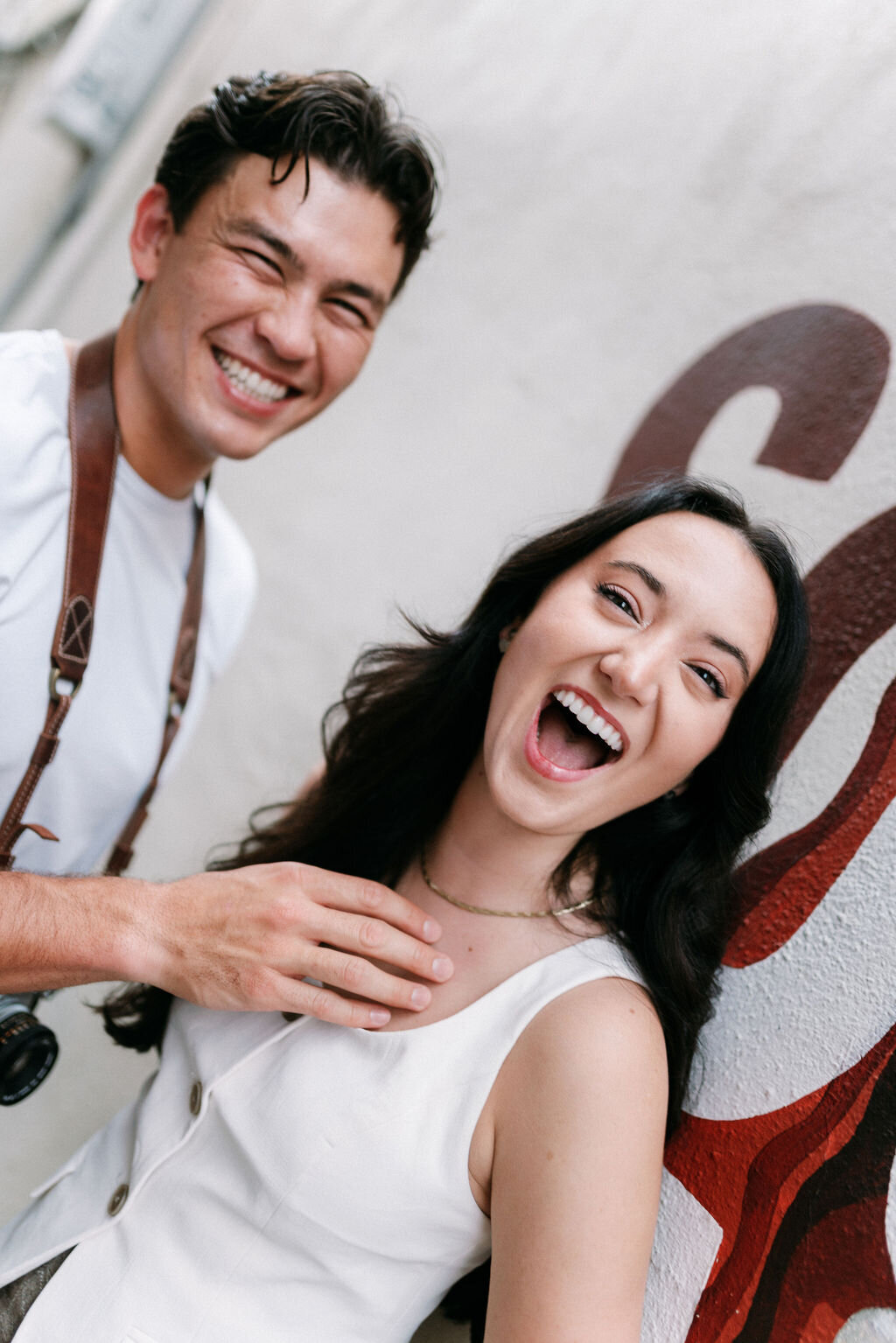 romantic film downtown engagement photos knoxville tennessee-24