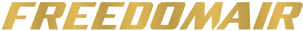 Freedom air gold logo wormark