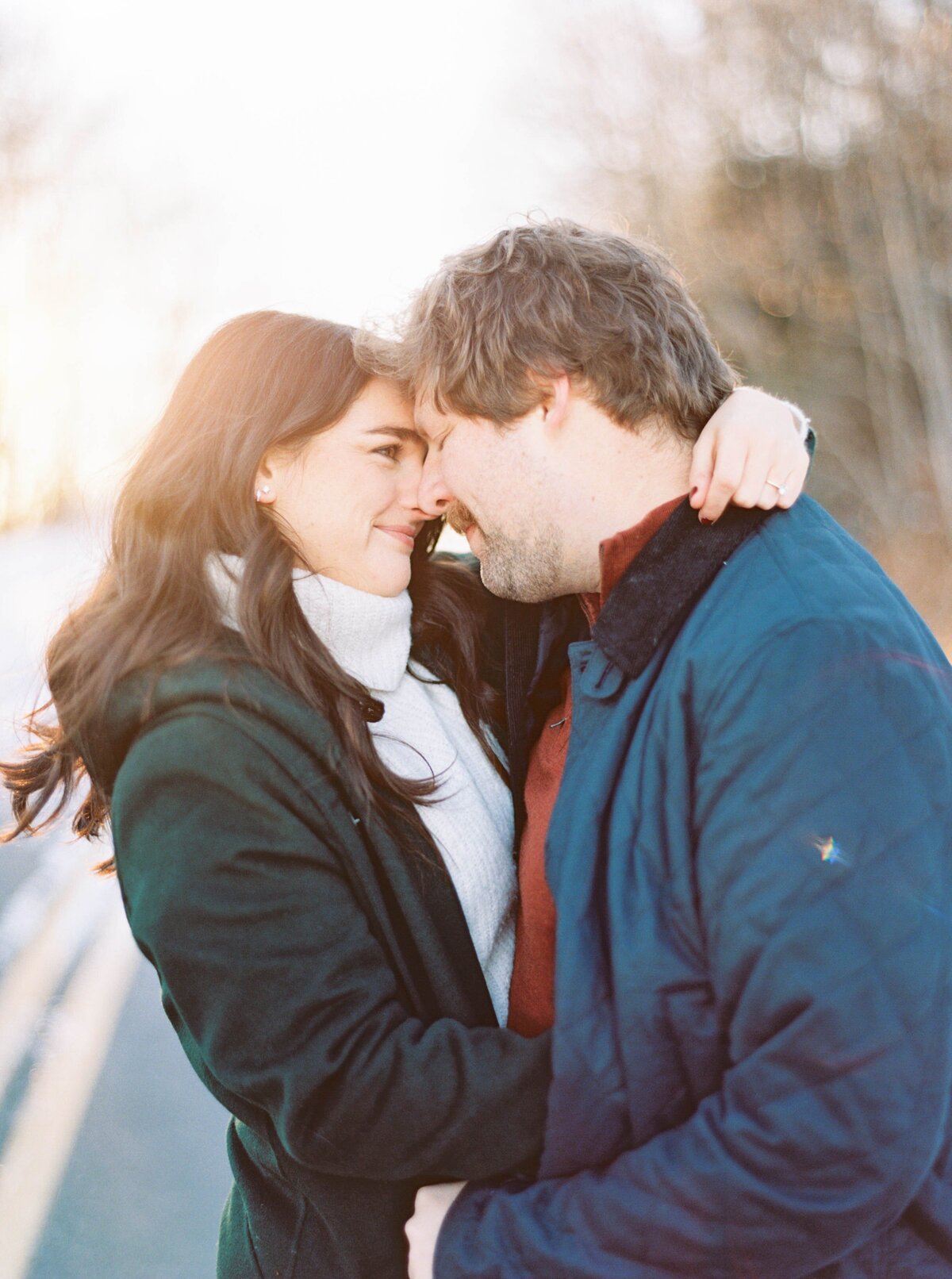 Jamie & Will Blowing Rock NC Winter Engagement Session_0795
