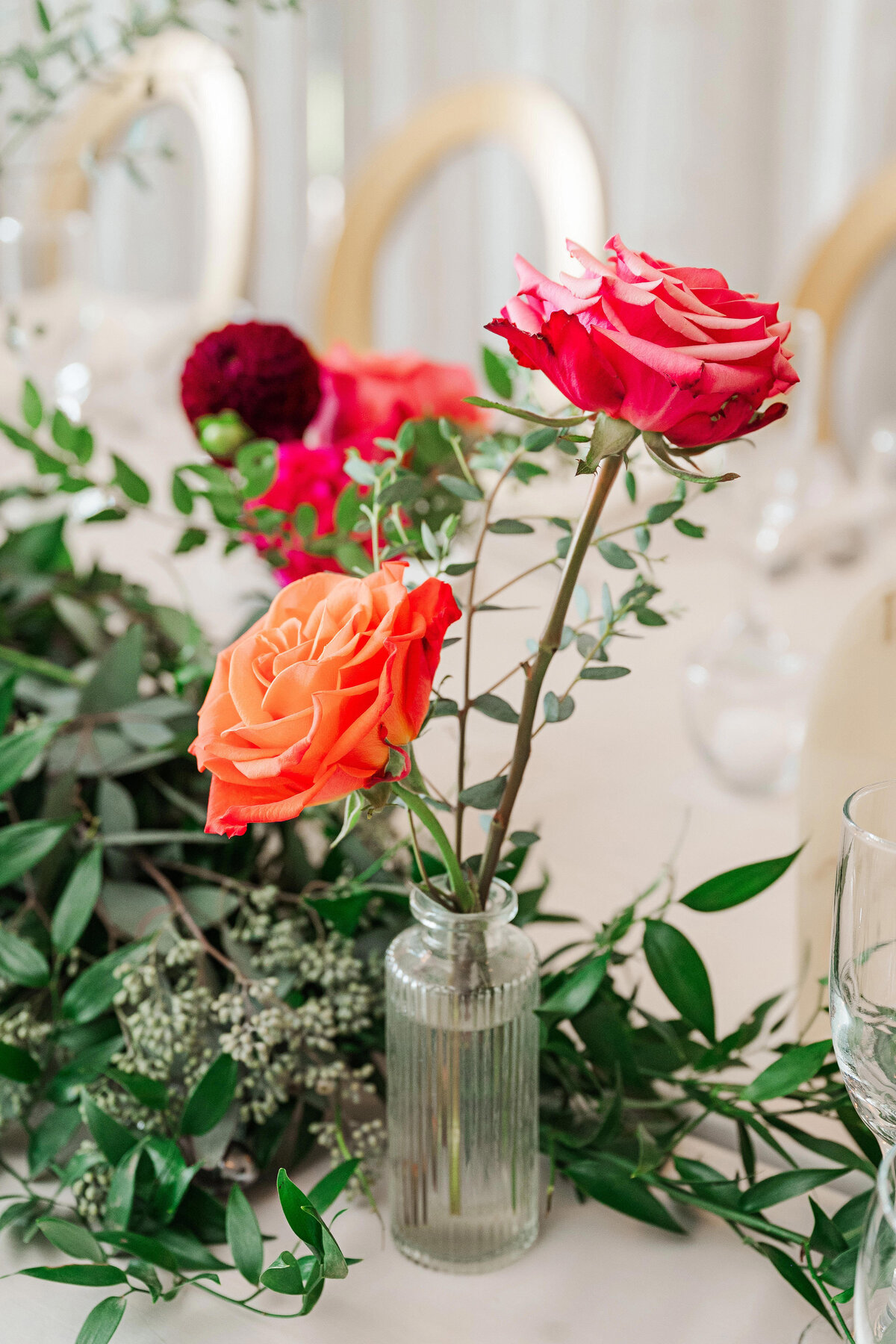wedding reception flowers 